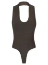 Khaite Toto Jersey Halter Bodysuit