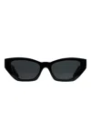 Khaite X Oliver Peoples 1966c Cat-eye Acetate Sunglasses In Black
