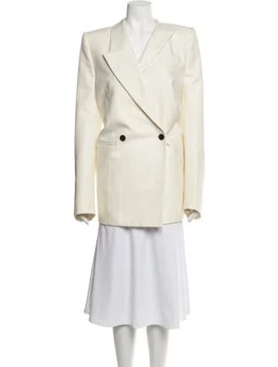 Pre-owned Khaite Striped Blazer In Neutrals