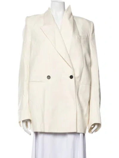 Pre-owned Khaite Striped Blazer In Neutrals