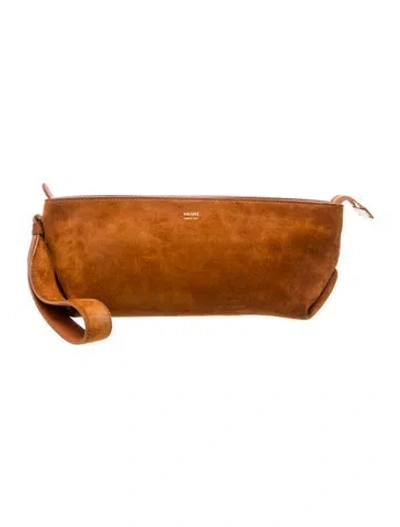 Pre-owned Khaite Suede Alma In Brown