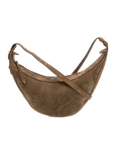 Pre-owned Khaite Suede Augustina In Neutrals