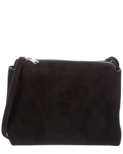 Khaite Suede Crossbody In Black
