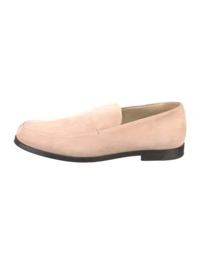 Pre-owned Khaite Suede Flats In Pink