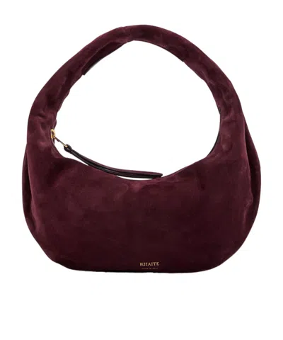 Khaite Suede Handbag In Brown