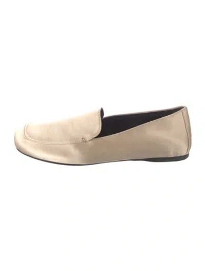 Pre-owned Khaite Suede Loafers In Neutrals