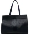 Khaite Suede Tote Bag In Blue