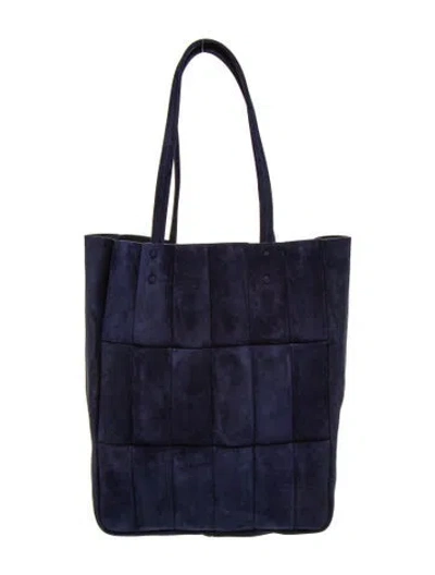 Pre-owned Khaite Suede Zoe In Blue
