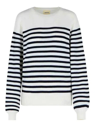 KHAITE SUÉTER CUELLO REDONDO - BLANCO