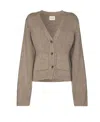 Khaite Super Cardigan In Nude