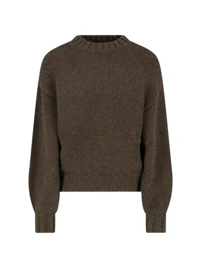 Khaite Sweater "gemma" In Green