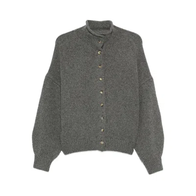 KHAITE SWEATERS GRAY