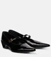 Khaite Black Sybil Mary Jane Ballerina Flats In Black
