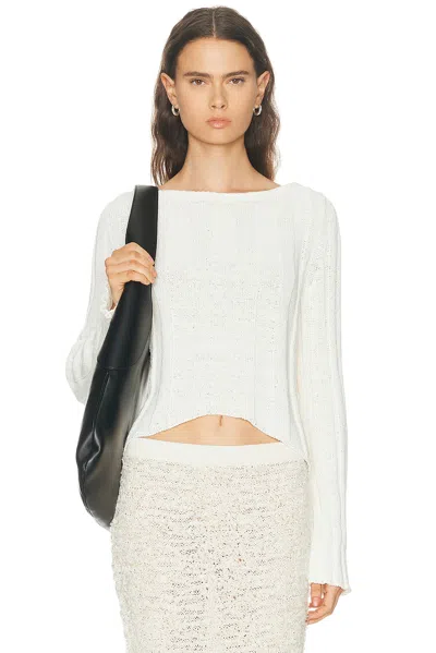 Khaite Sylas Sweater In White