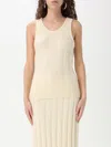 Khaite T-shirt  Woman Color Beige In Beige