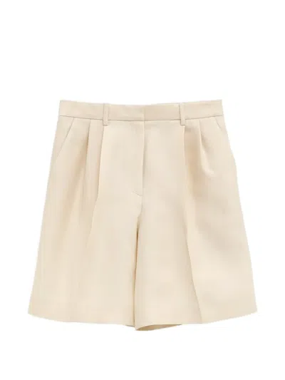 Khaite Tailored Shorts In Neutral