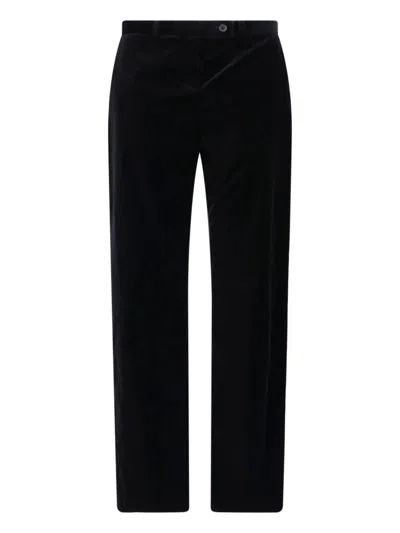 Khaite Tailored Straight-leg Trousers In Black