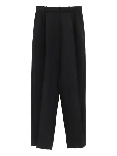 Khaite Tailored Trousers In Black