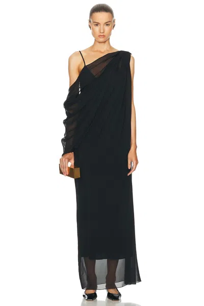 Khaite Taj Dress In Black