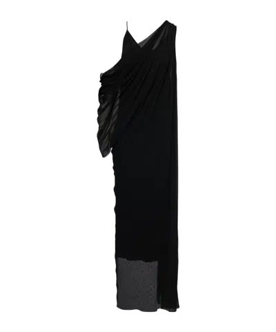 Khaite Taj Silk Gown In Black