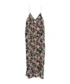Khaite Taja Floral-print Silk-chiffon Maxi Dress In Multi