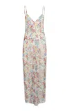 Khaite Taja Floral Silk-chiffon Maxi Dress