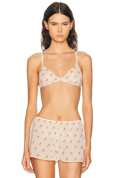 Khaite Talita Bra Top In Pink