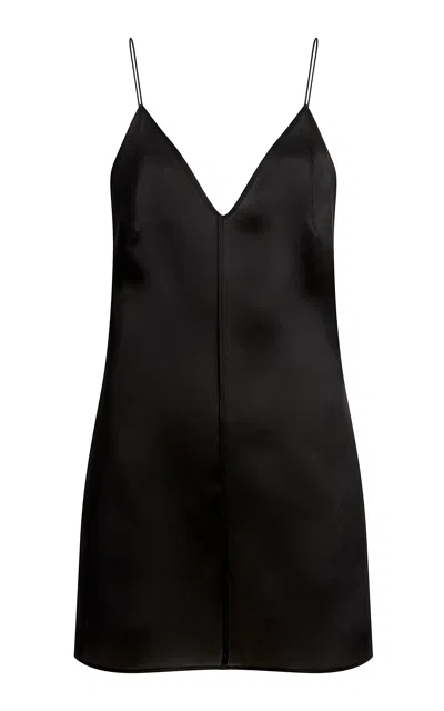 Khaite Bab Viscose Blend Mini Dress In Black