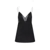 Khaite Deep V-neck Silk Top With Spaghetti Straps