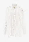 Khaite The Tamal Striped Button-up Shirt