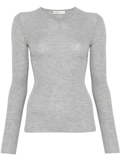 Khaite Tania Canale Gray Sweater