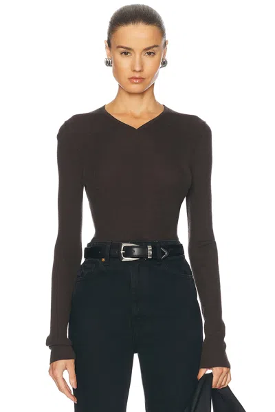 Khaite Tania Top In Grapeseed