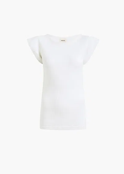 Khaite Tank Top In Ecru