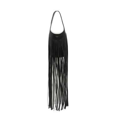 Khaite Tassel Handbag In Black