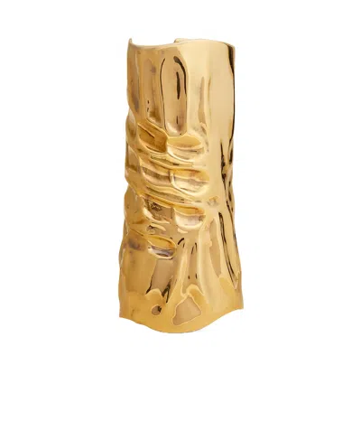 Khaite Textured Gold-plated Bracelet In Antique Gold