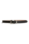 Khaite The Benny Leather Belt In Black