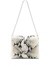 Khaite Bobbi Python Embossed Shoulder Bag In Neutrals