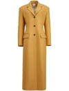 Khaite Single-breasted Wool-blend Coat In Neutrals