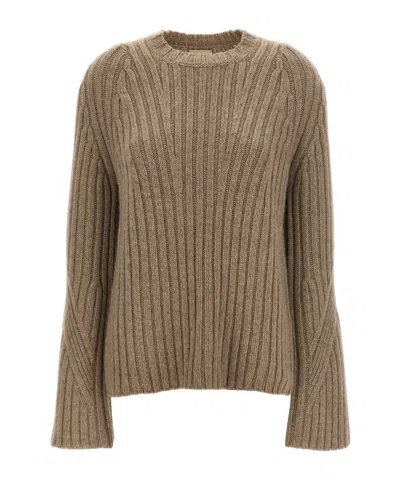KHAITE KHAITE CREWNECK KNITTED JUMPER