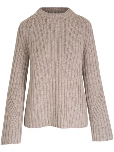 Khaite The Calvin Sweater In Brown