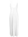 Khaite Carina Sequined Slip Dress In White
