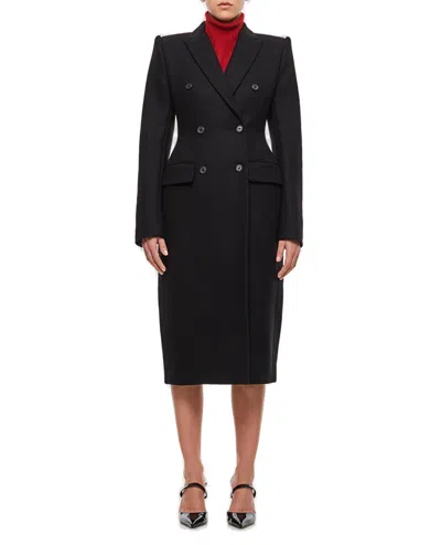 Khaite The Carmona Double-breasted Trench Coat In Black