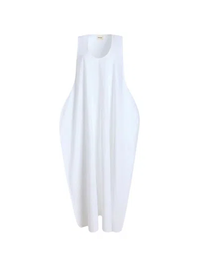 Khaite The Coli Dress In Purple