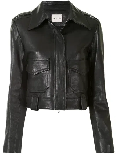 KHAITE THE CORDELIA LEATHER JACKET