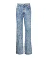 Khaite Danielle High-rise Straight Jeans In Multicolor