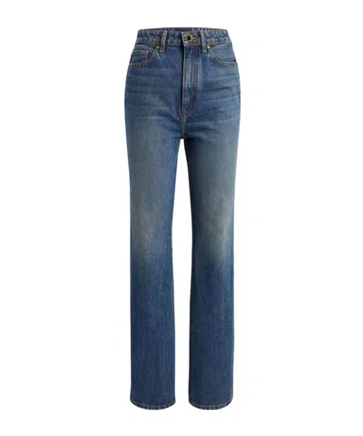 Khaite The Danielle High-rise Jeans In Blue