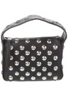 Khaite Elena Small Studded Textured-leather Shoulder Bag