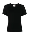 Khaite Mae Short-sleeved T-shirt In Black