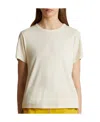 Khaite Womens White Mae Brand-patch Cotton-jersey T-shirt In White