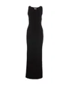 Khaite Evelyn Stretch-knit Maxi Dress In Black